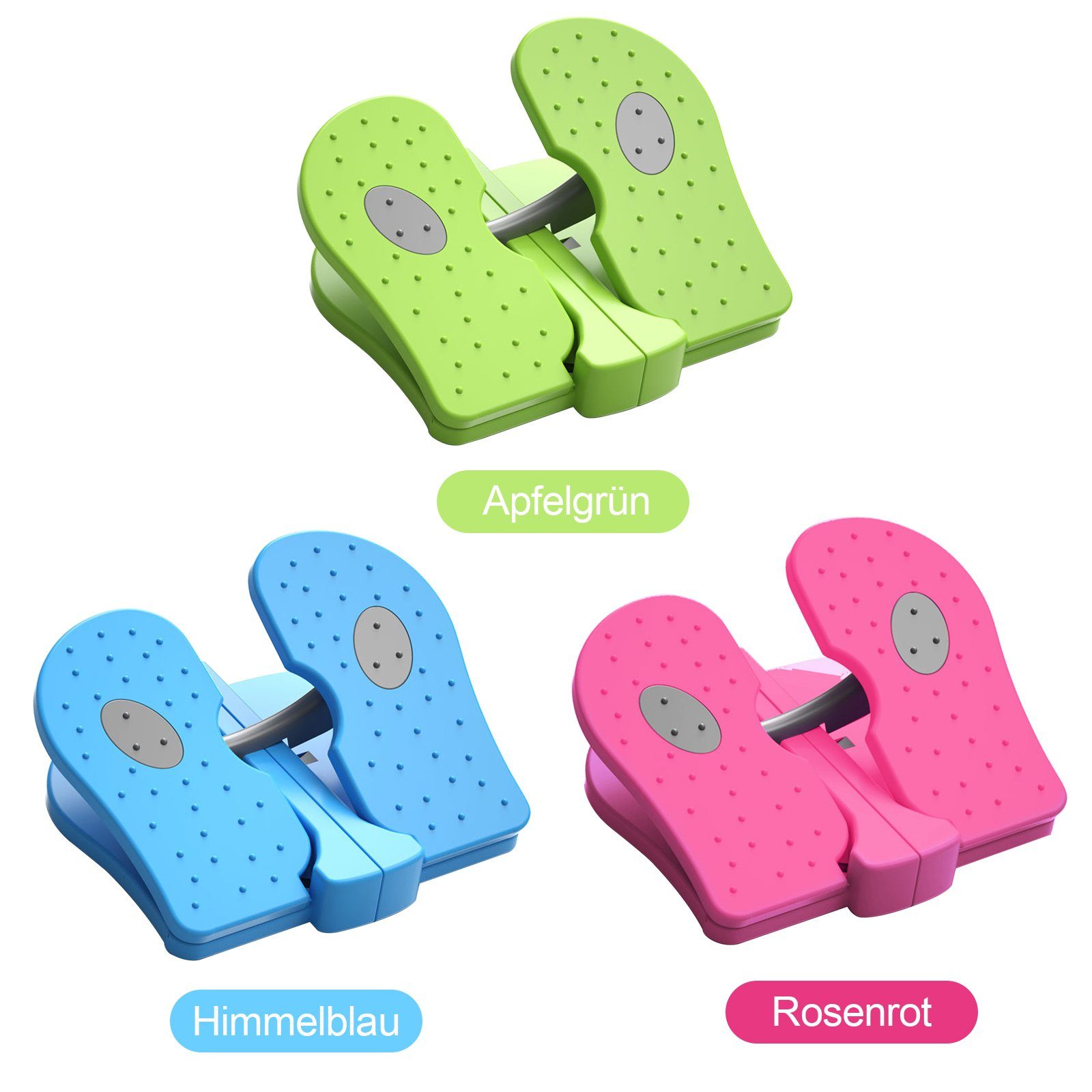 TWSOUL Mini-Stepper Mini Stepper , Mit Anti-Rutsch-Matte, Rutschfestes Massagegranulat, Japanisches Nylon