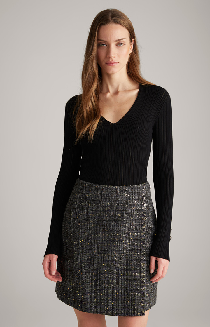 Longsleeve in Schwarz