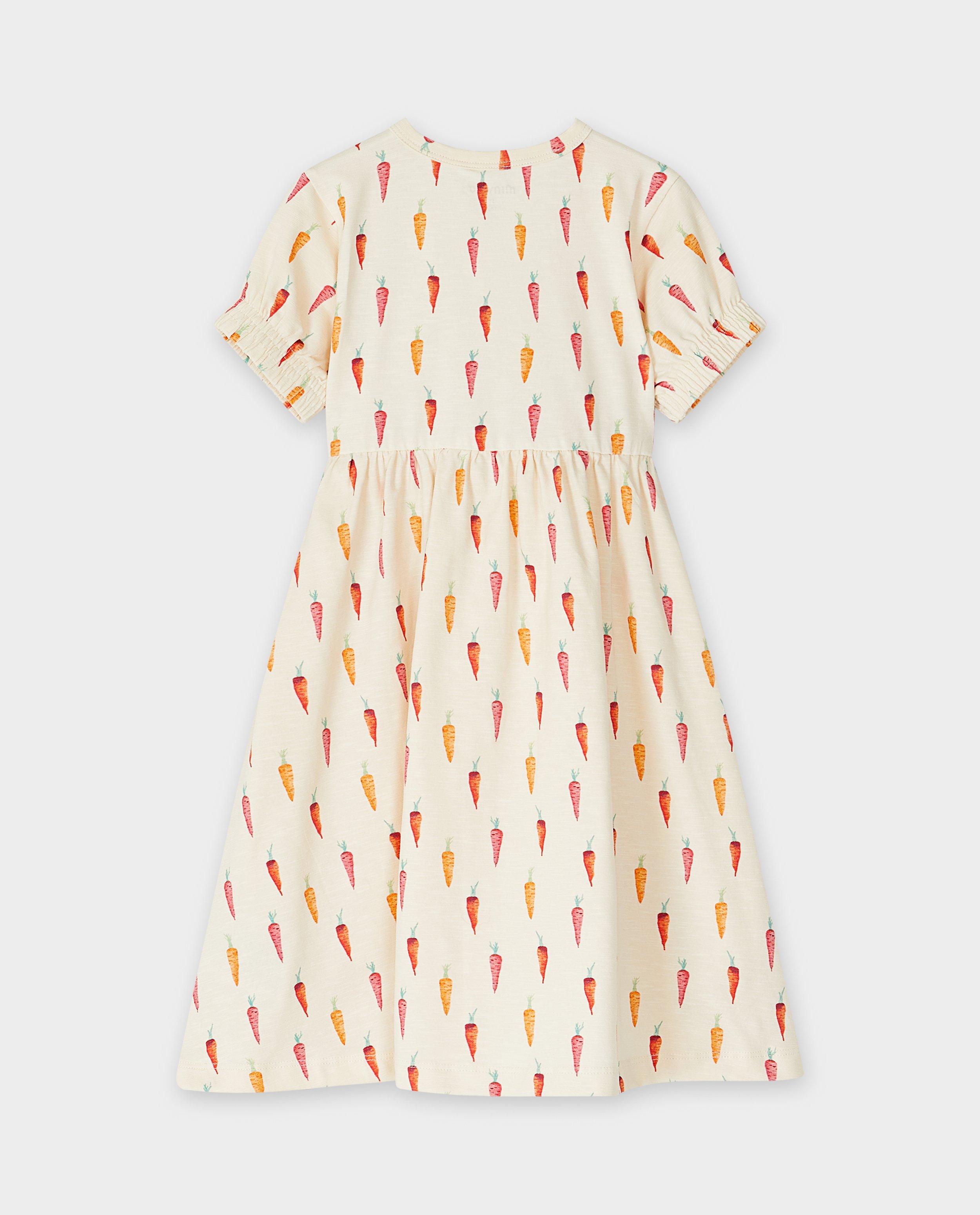 Rochie Minymo cu imprimeu de morcovi bej