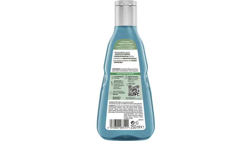 GUHL MEN Voll & Stark Kräftigendes Shampoo für feines 250 ml