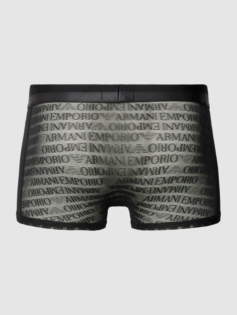 Trunks mit Allover-Muster in schwarz