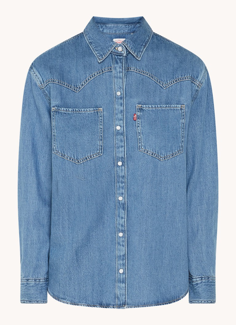 Camicetta Teodora di Levi's in chambray misto lyocell.