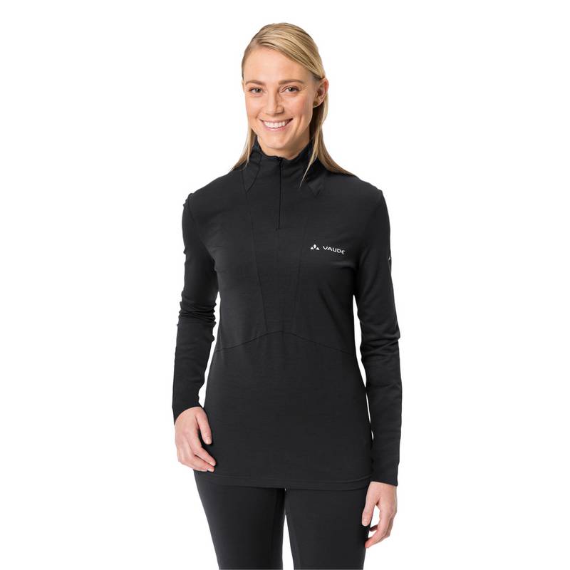 VAUDE Women's Monviso Wool Halfzip Shirt Sweatshirt Damen