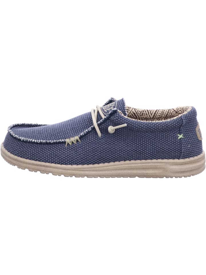 Hey Dude Herren Halbschuhe WALLY BRAIDED in Blau günstig kaufen