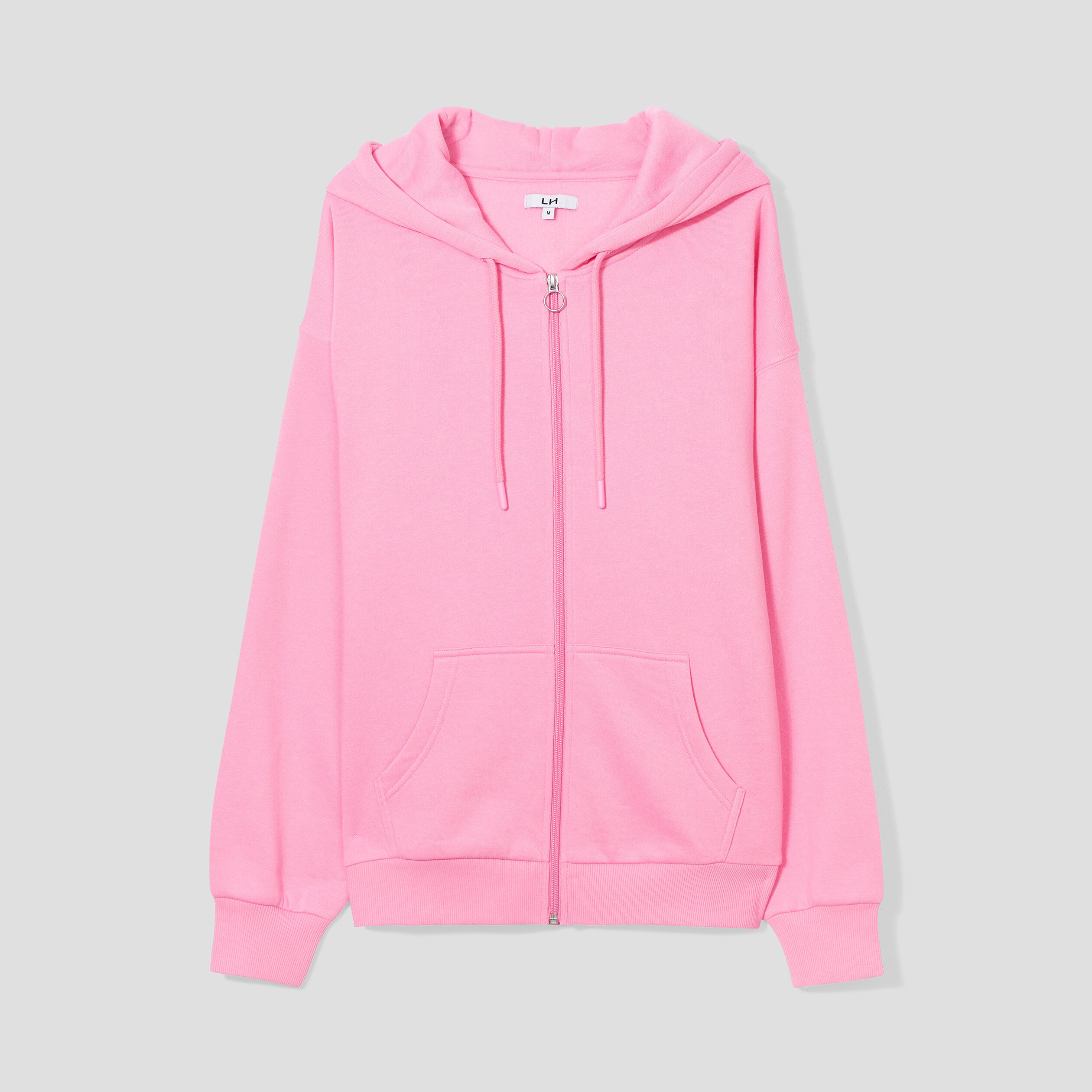 Sweat zippé à capuche rose femme | La Halle