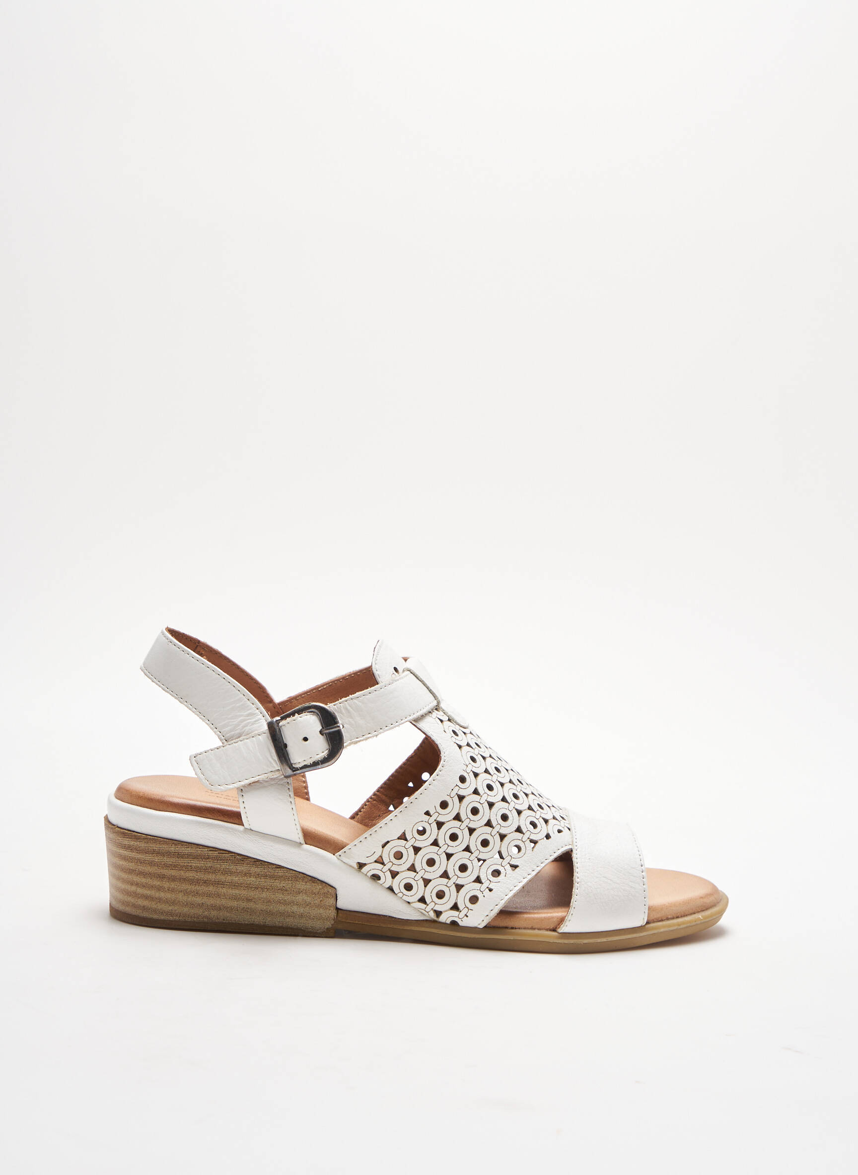 Metamorf Ose Sandales Nu Pieds Femme couleur blanc
