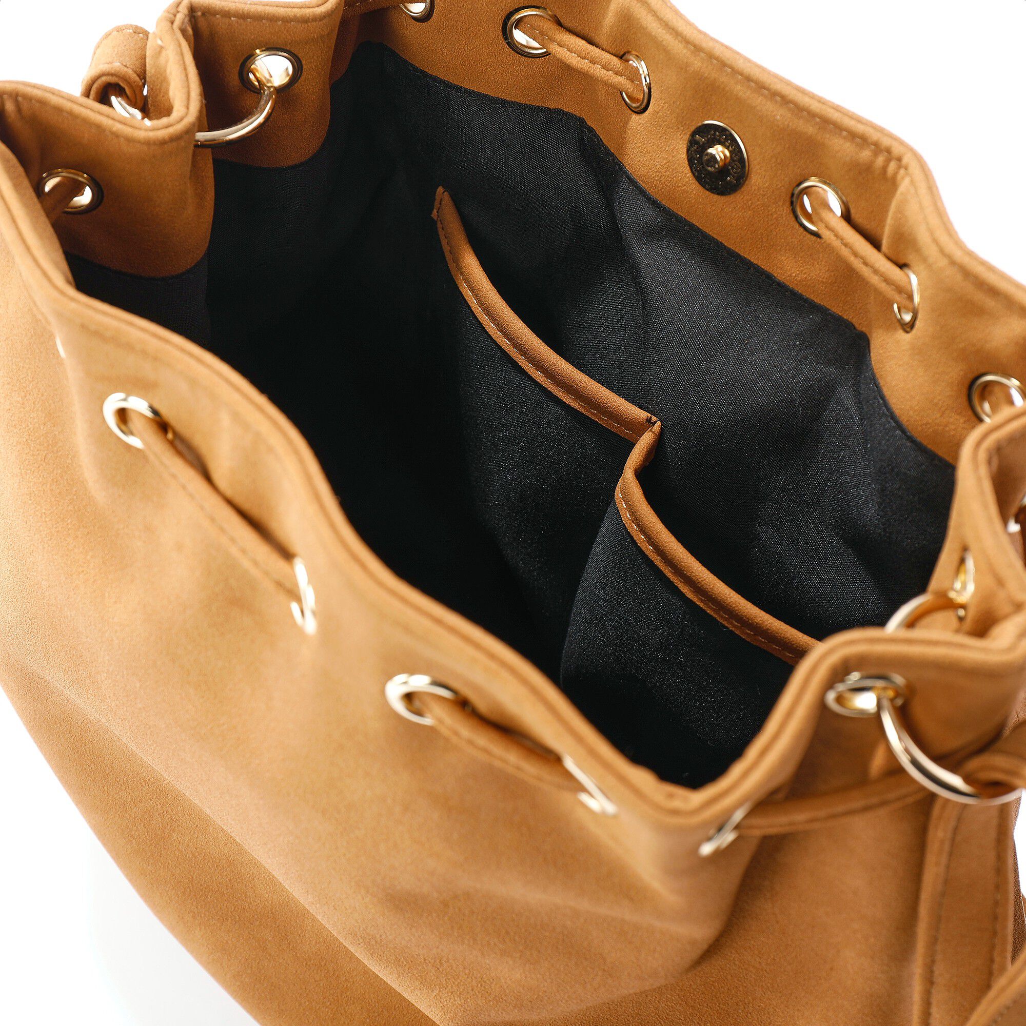 Sac forme seau à franges