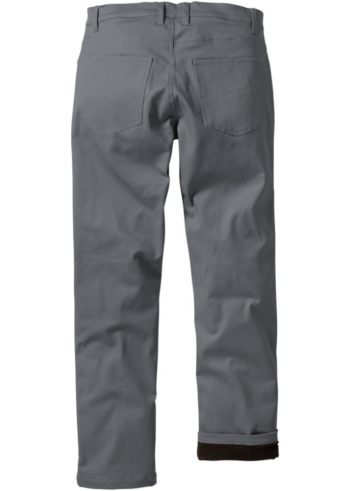 Regular Fit Stretch-Thermohose, Straight