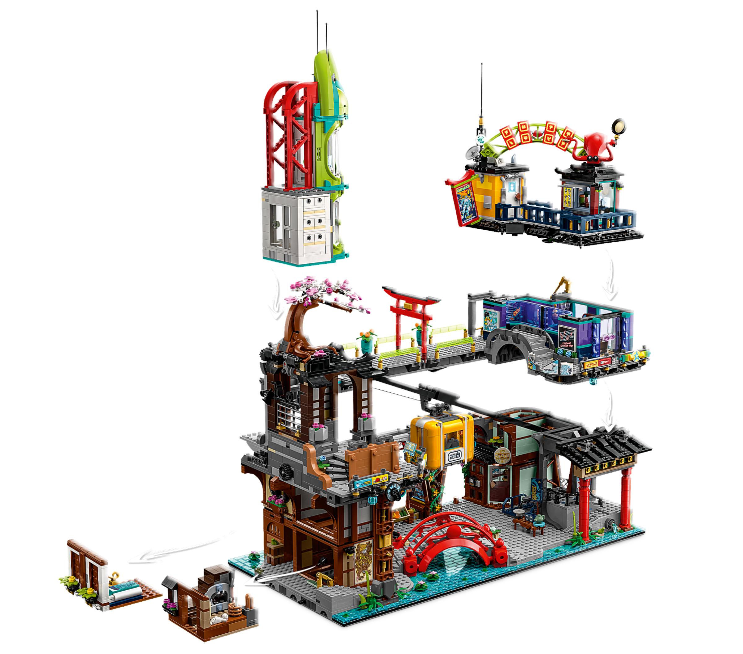 Les marchés de NINJAGO® City 71799