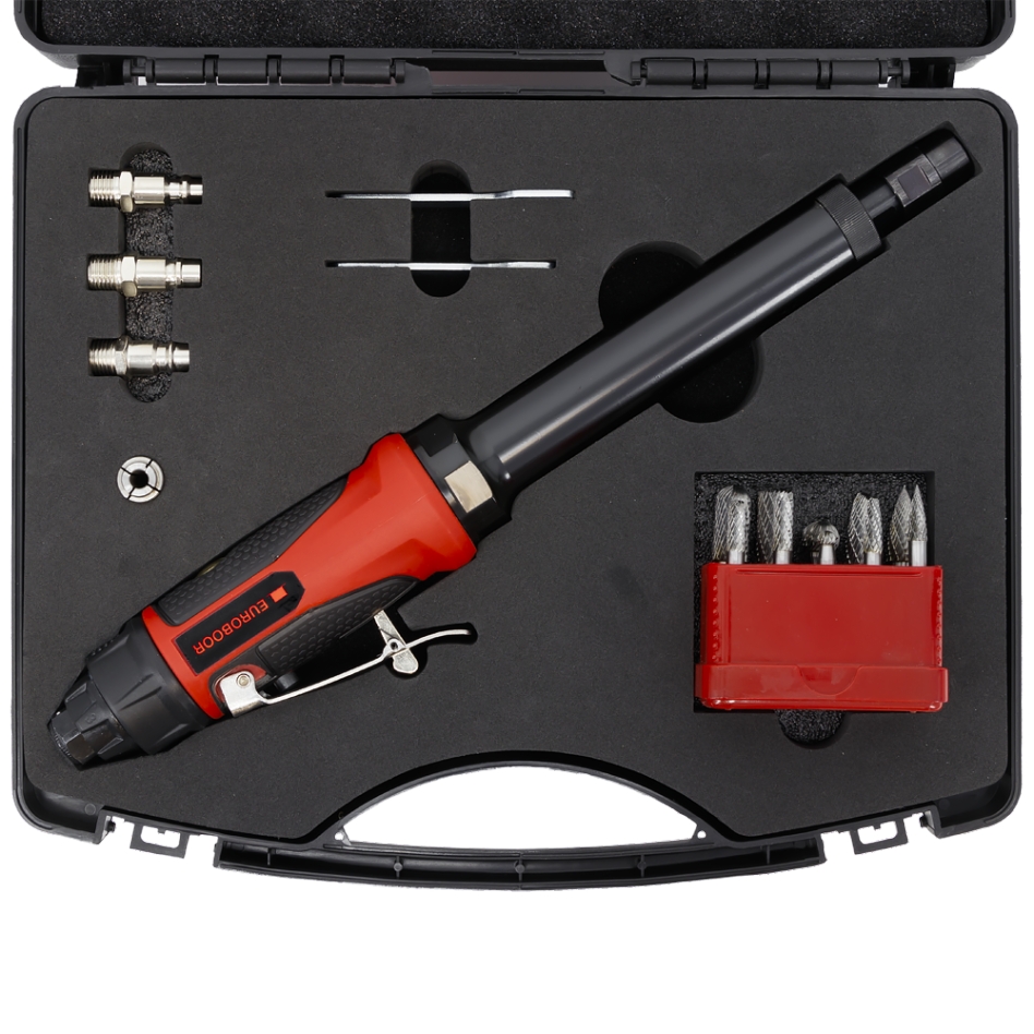 Euroboor 30514100010004 ADG.2E-SET Paineilmakulmahiomakonesarja, pidennetty malli + 10 leikkuria