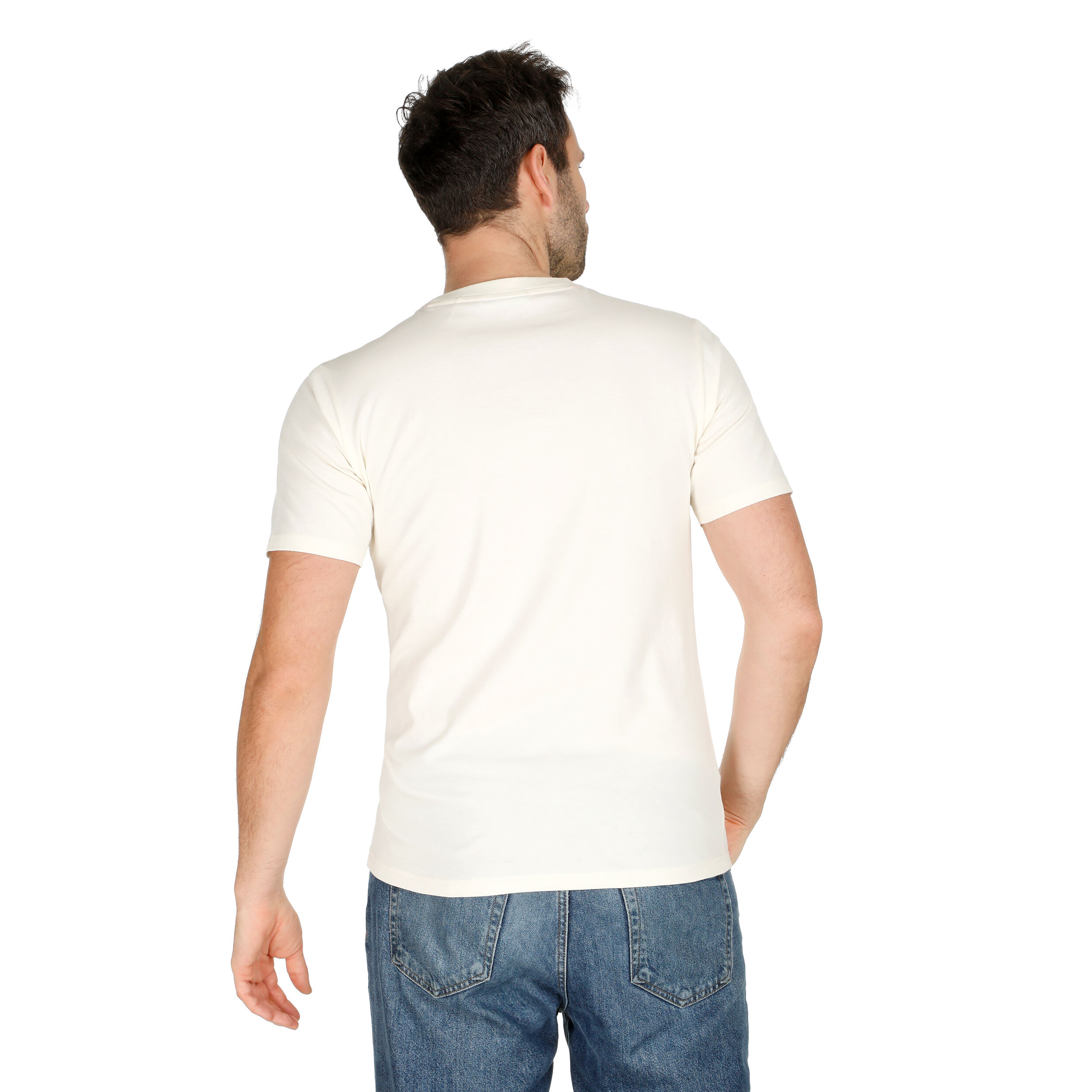 Crossroad Scraped T-Shirt Herren - Weiß, Salbei