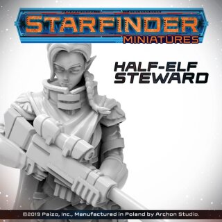 Starfinder Miniatures: Half-Elf Steward