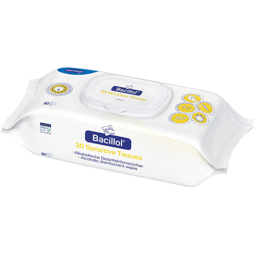 BACILLOL 30 Sensitive Tissues Flow-Pack  80 St  Tücher