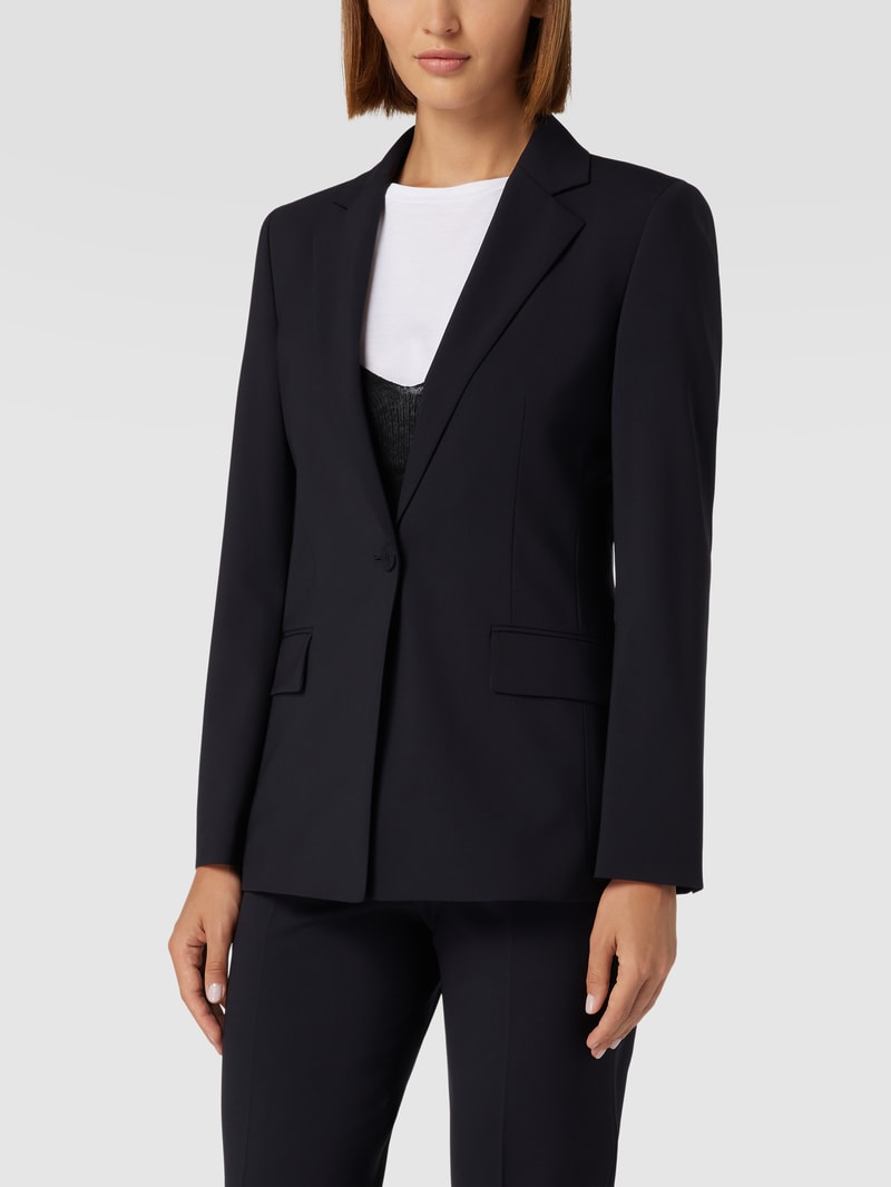 Blazer mit Pattentaschen Modell 'ATANA' in dunkelblau