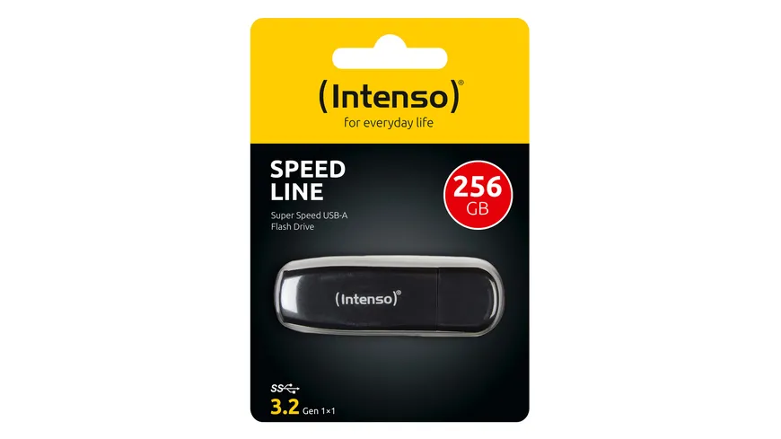 Intenso USB Flash Drive 3.2 256GB Speed Line
