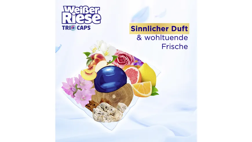 Weißer Riese Vollwaschmittel Universal Trio-Caps Floral Sensation Lotus 216 g