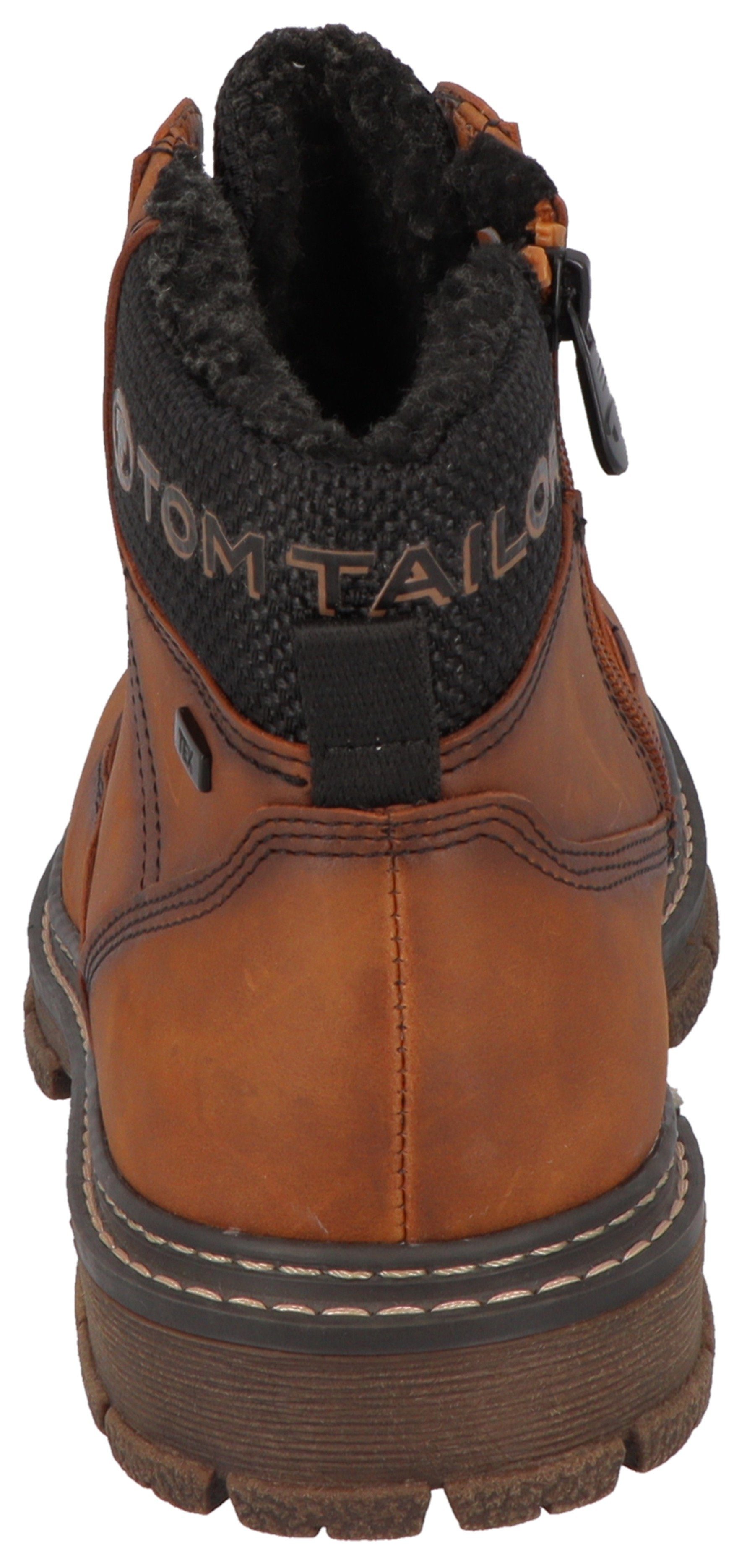 TOM TAILOR Winterboots mit gepolstertem Schaftrand, Weite H