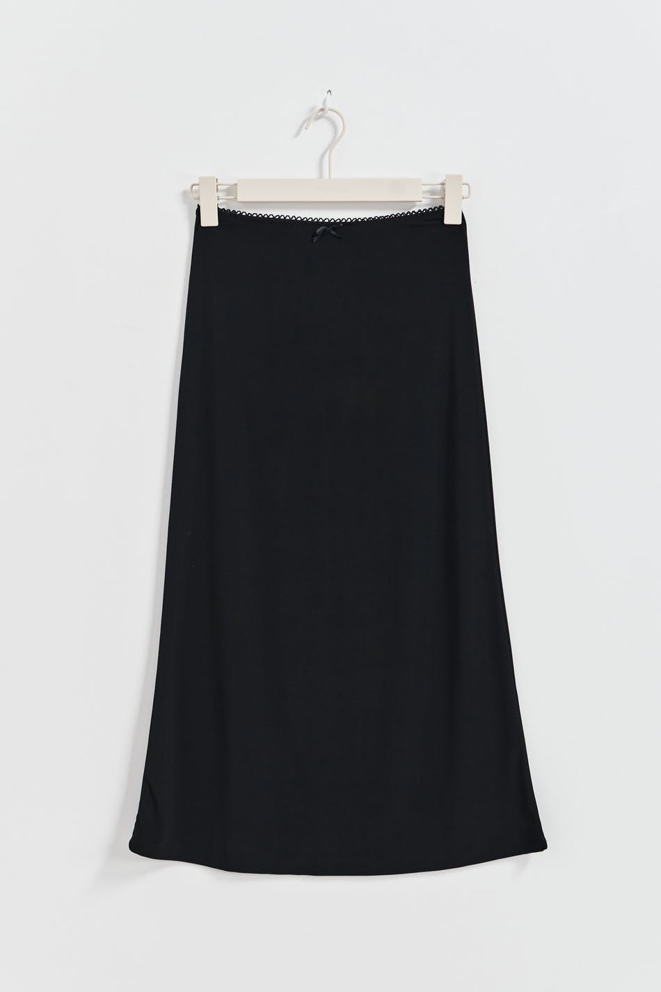 Bow midi skirt