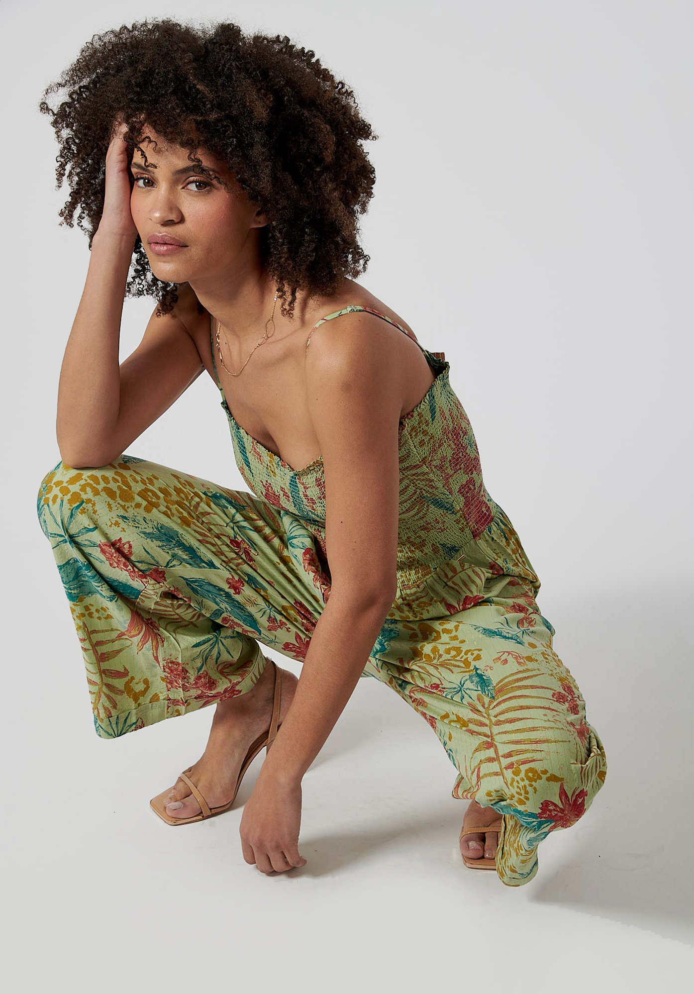 CEDRA  Combinaison fleurie femme