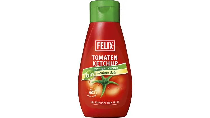 FELIX Ketchup Mild Weniger Zucker & Weniger Salz 435 g