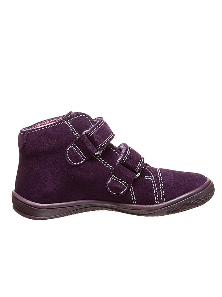 Richter Shoes Leder-Sneakers in Lila/ Silber günstig kaufen 20
