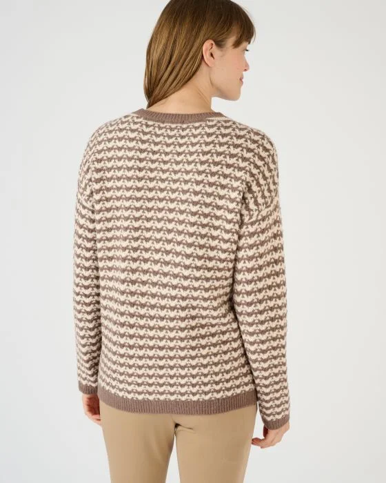 Pull maille bicolore Thermolactyl