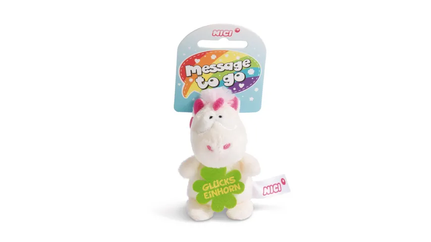 NICI Einhorn Theodor GLÜCKSEINHORN 8cm mit Loop