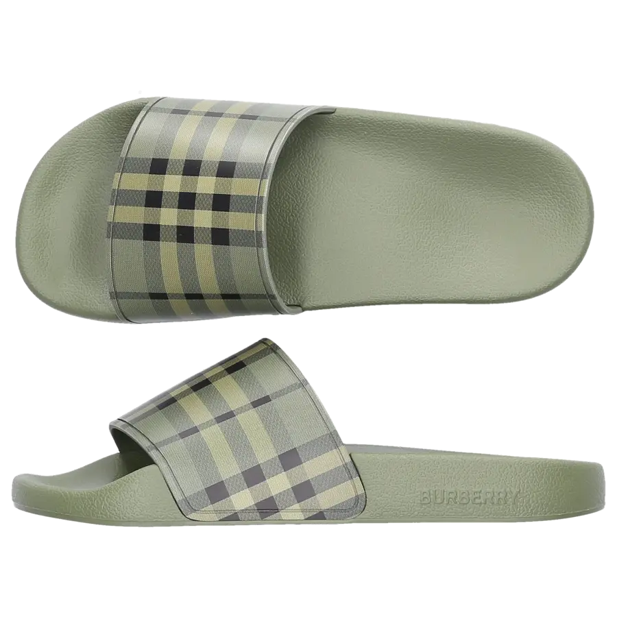 Burberry - Badeschuhe 8041968 Kautschuk - grün