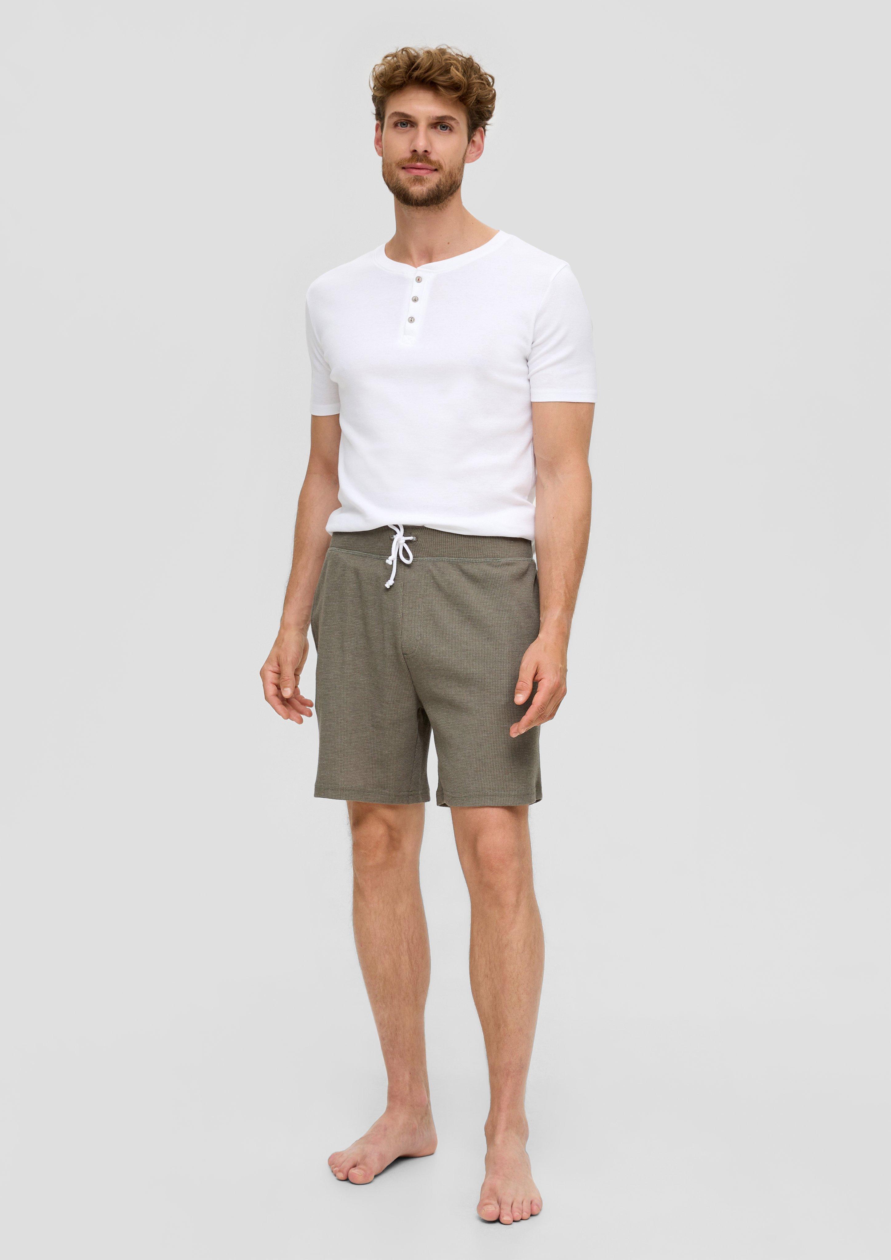 Pyjama-Hose mit Waffelstruktur  6008416-7800