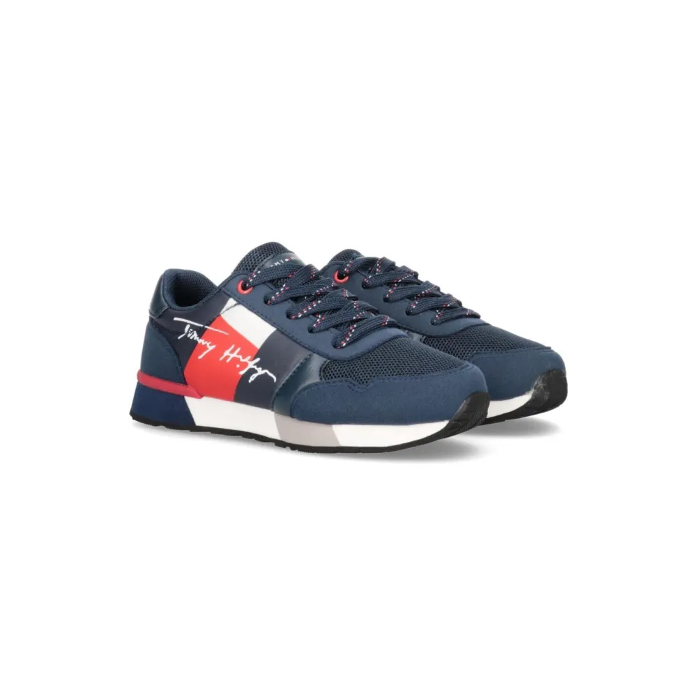 Tommy Hilfiger Low Cut Lace Up T3B4-32239-1040-800 / blau