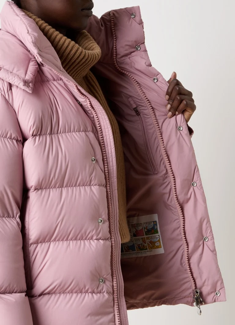 Moncler Maya 70 pūkaina jaka ar dūnu pildījumu un noņemamu kapuci
