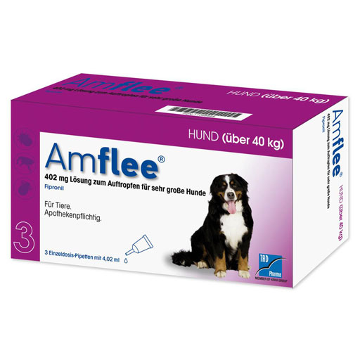 AMFLEE 402 mg Spot-on Lsg.f.sehr gr.Hunde 40-60kg  3 St  Lösung