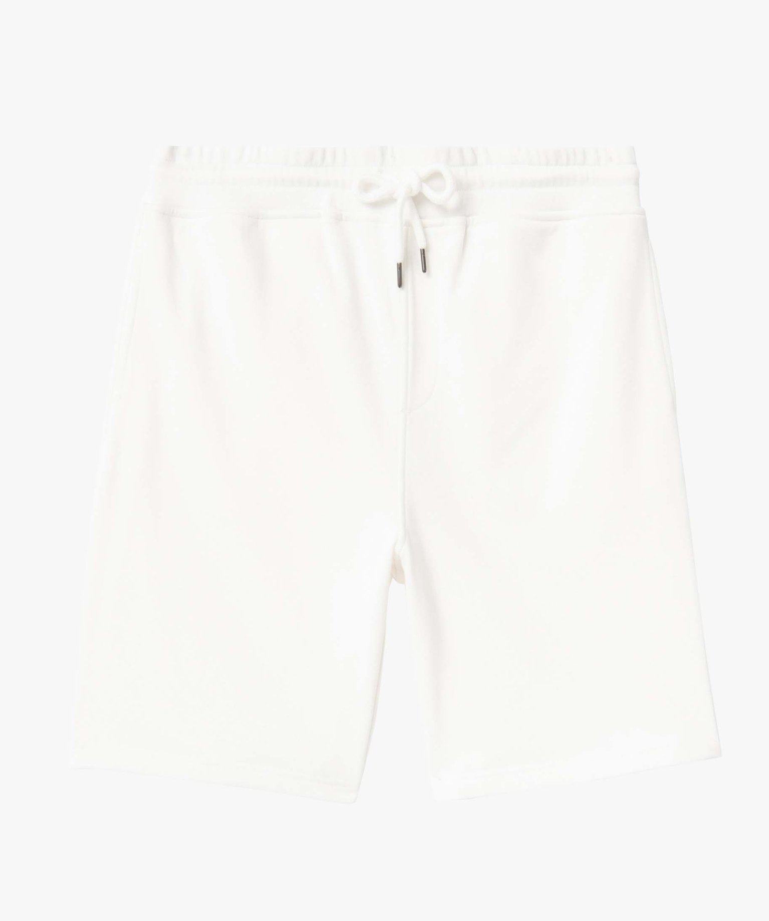 Bermuda homme en maille extensible blanc | GEMO