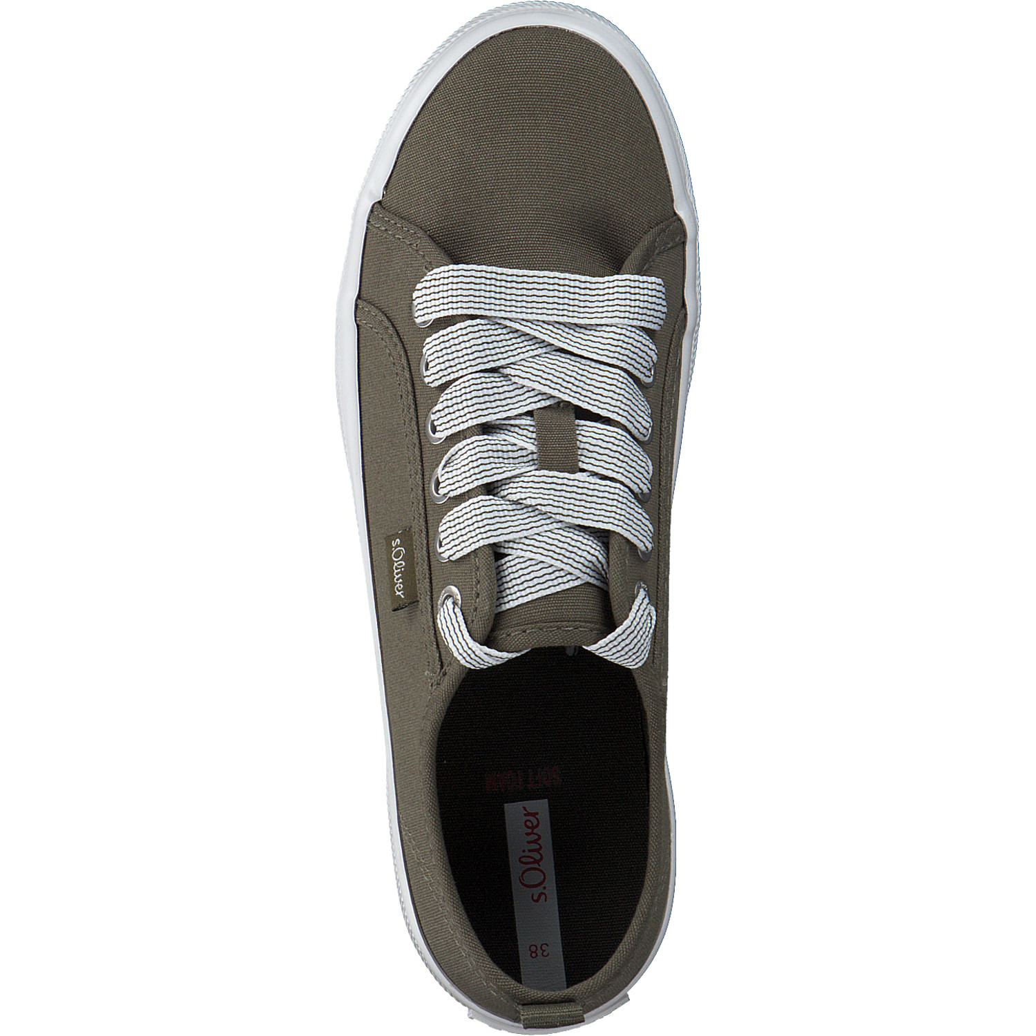 s. Oliver 23618, Sneakers Low, Damen, Grün