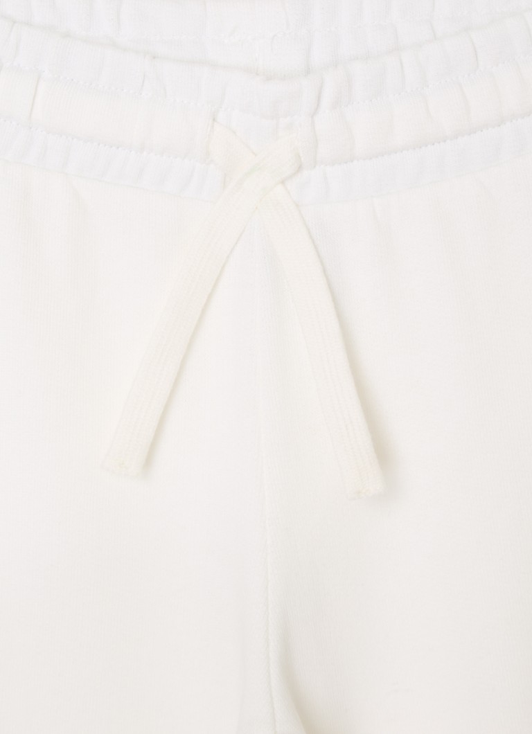 Pantaloni de trening Benetton conici cu logo brodat.