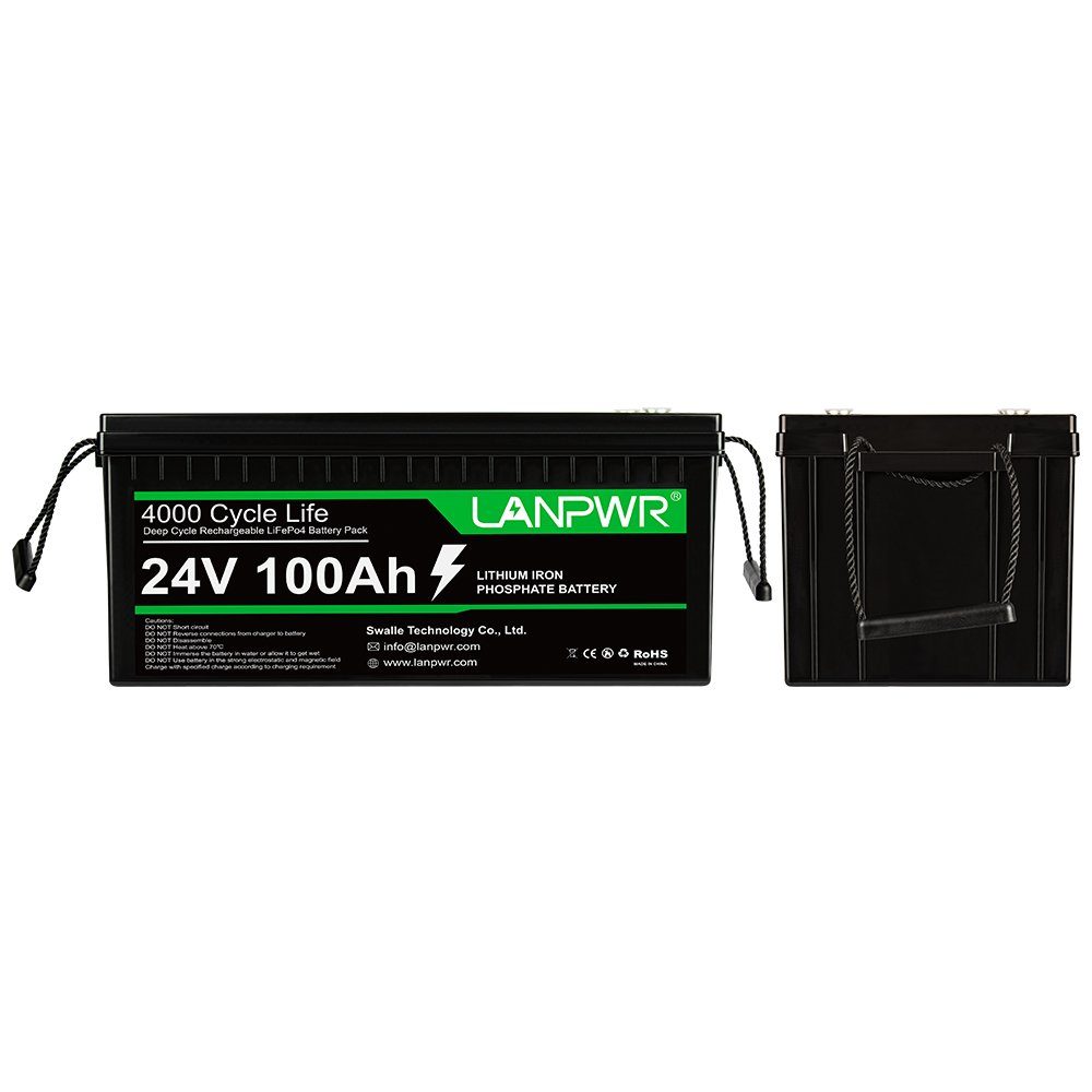 Tidyard Stromerzeuger 24V 100AH LiFePO4-Akku,Akkus und PowerBanks,Nennspannung: 25,6 V, (Energiespeicherbatterie Notstromversorgungen, LiFePO4 Batterie Powerstation für Stromausfall,Reise,Camping,Angeln), 4000 Zyklen,ist leicht,umweltfreundlich,erwei