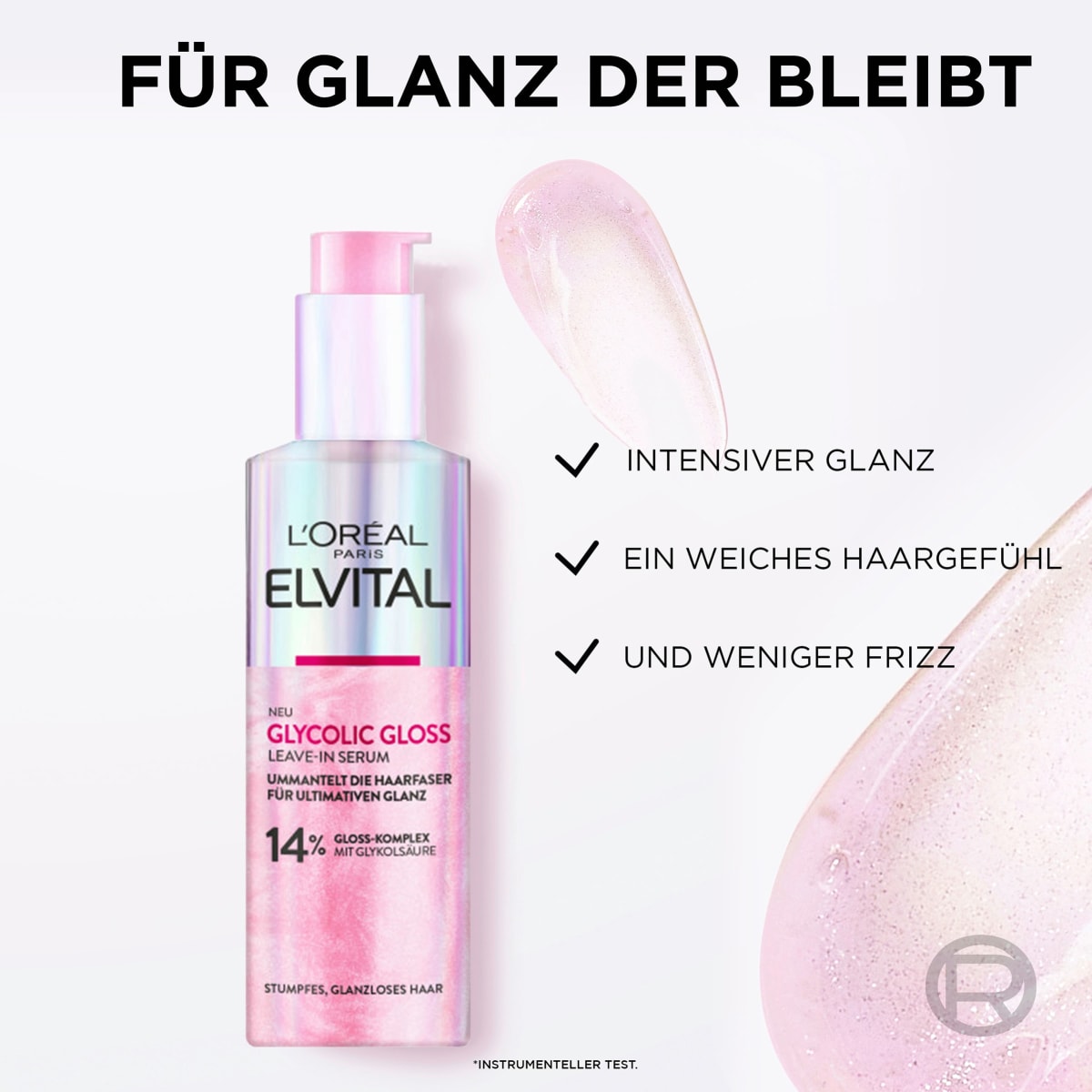 Leave-In Serum Glycolic Gloss, 150 ml