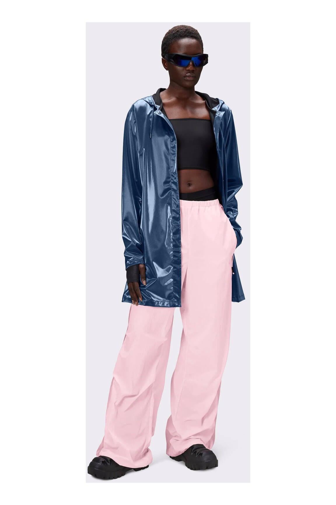 Rains Impermeables Trenchs Femme couleur bleu