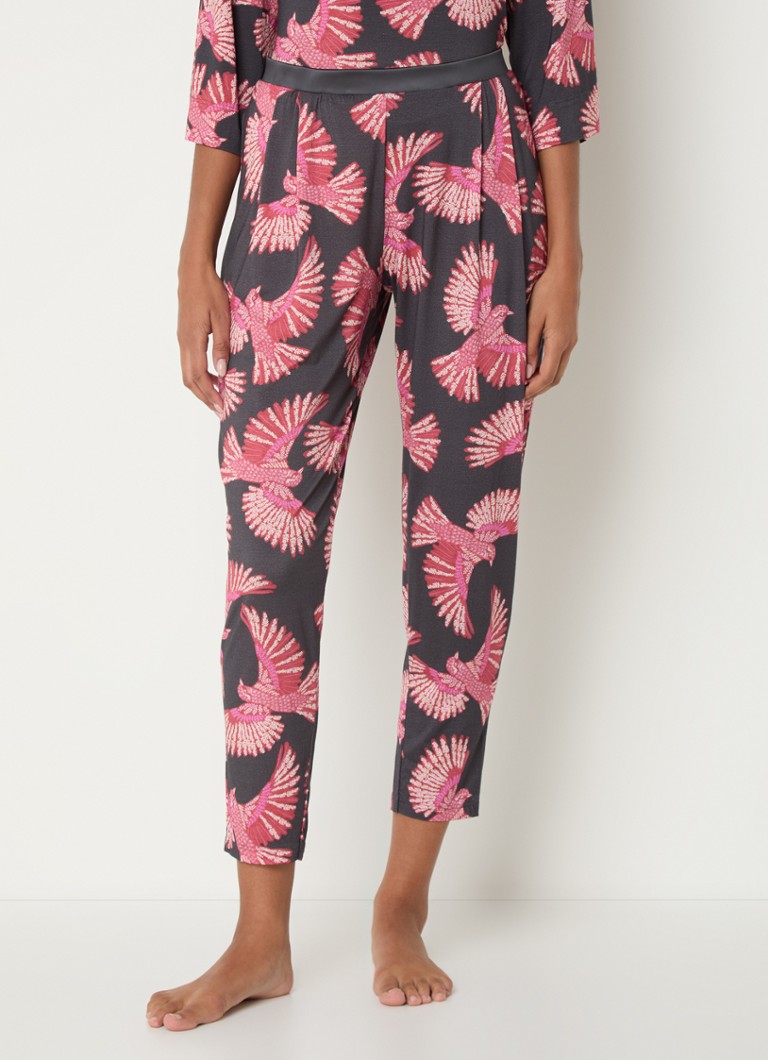 Mey Flying Bird pajama pants with print
