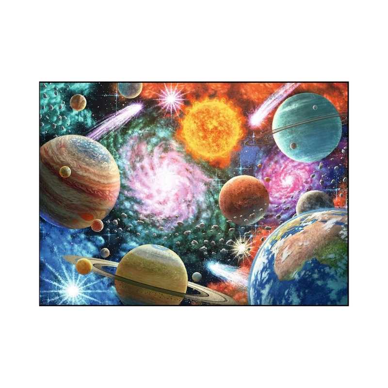 Puzzle Étoiles et planètes 100 pièces XXL