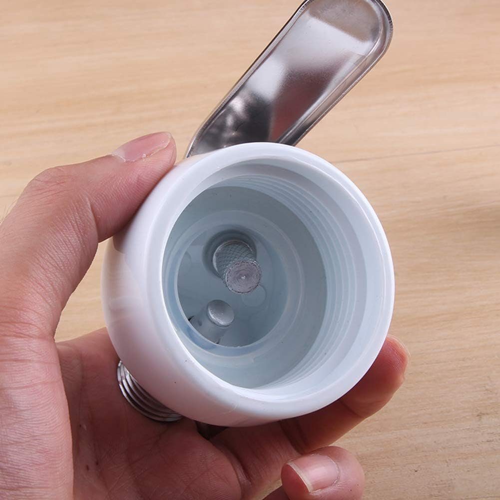 ZanMax Milchaufschäumer Handgefertigter Milchaufschäumer, leicht zu reinigen, Silber