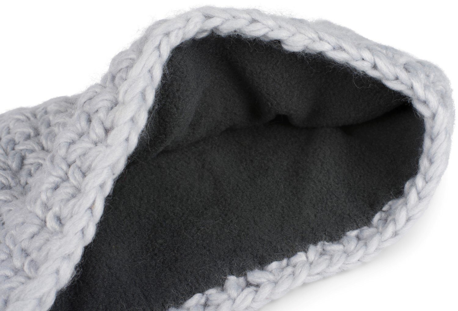 styleBREAKER Stirnband (1-St) Breites Grob Gehäkeltes Stirnband Einfarbig