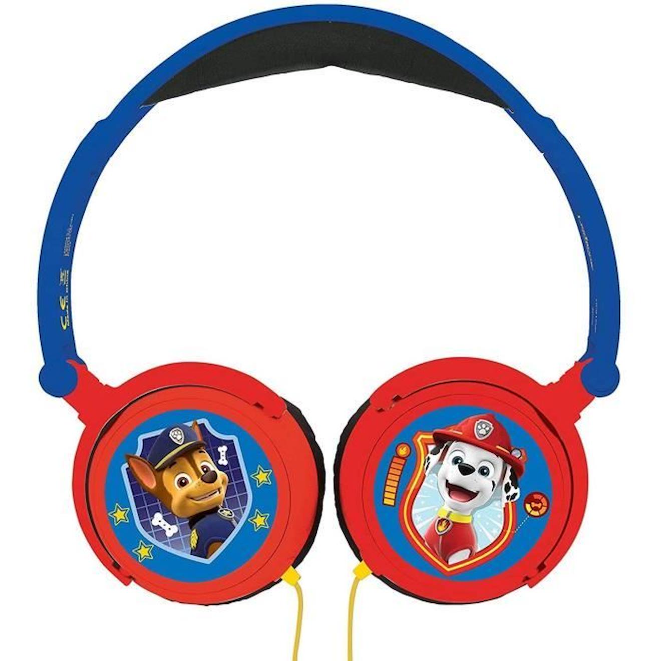 PAT' PATROUILLE Casque Casque stéréo filaire pliable pour enfants avec limitation de volume d'écoute