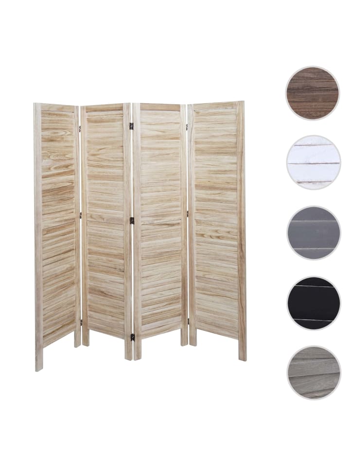 MCW Paravent G30 im Shabby-Look, Hellbraun günstig kaufen onesize