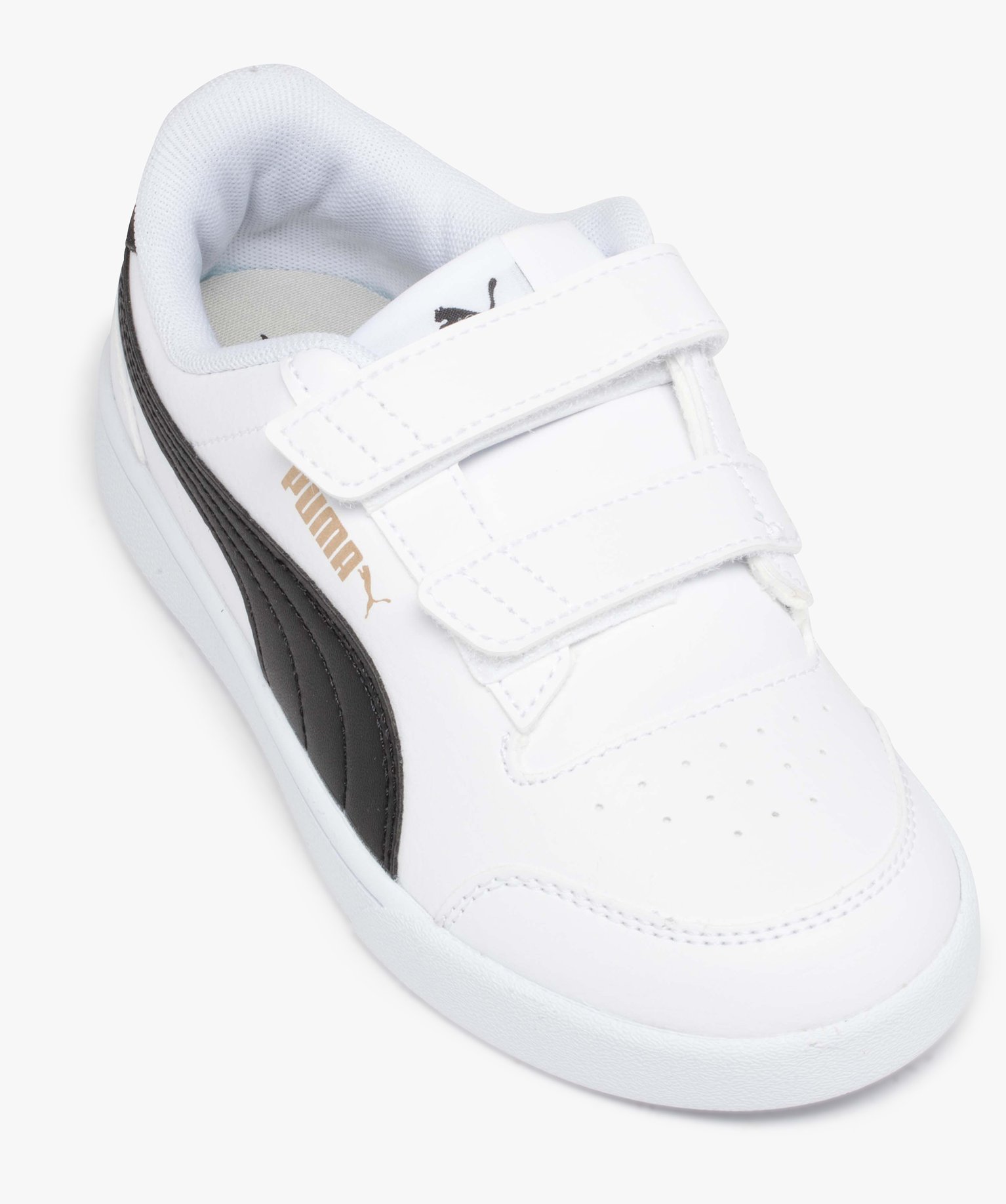 Baskets Garçon bicolores à scratch – Puma Shuffle blanc | GEMO