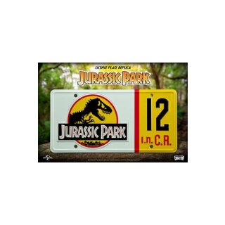 Jurassic Park Replik 1/1 Dennis Nedry Nummernschild