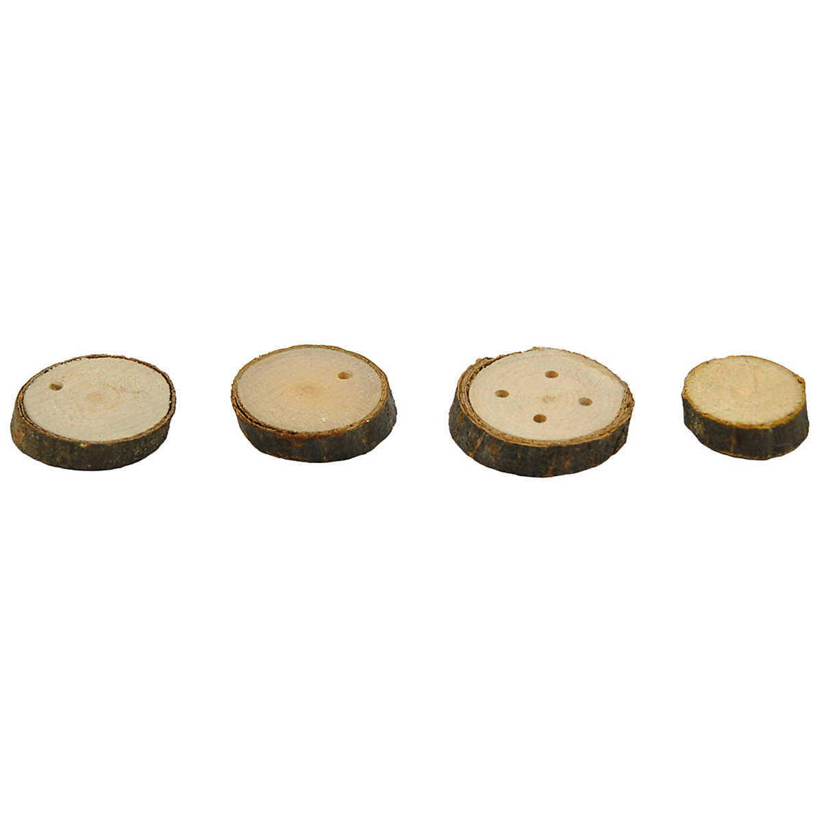 Naturholzscheiben klein 1-3 cm, 1 kg