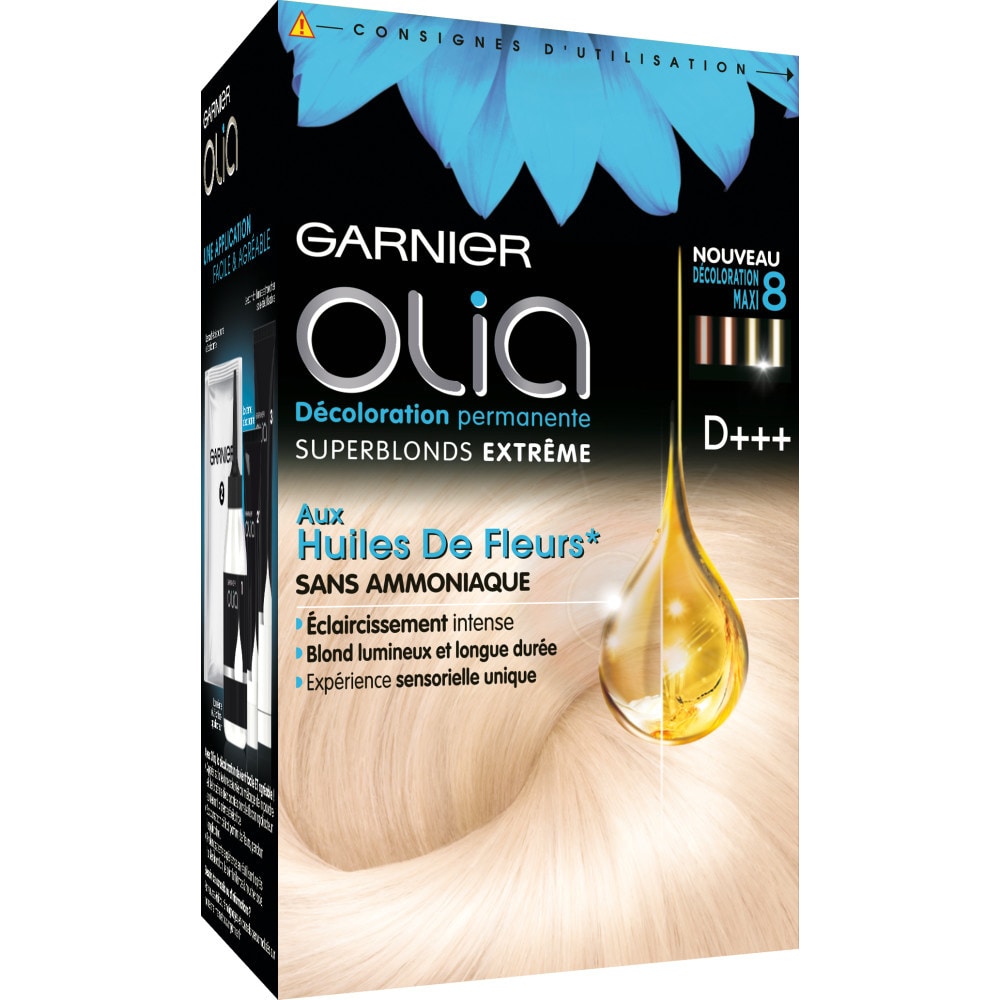garnier coloration Olia Crème de Décoloration Permanente Sans Ammoniaque
