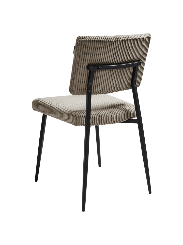 Beliani 2er-Set Esszimmerstuhl STURGIS in Beige/Schwarz günstig kaufen onesize