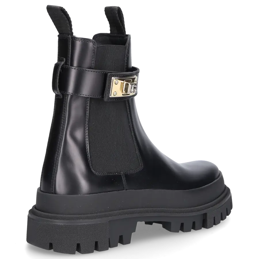 Dolce & Gabbana - Chelsea Boots AY9918 Kalbsleder - schwarz